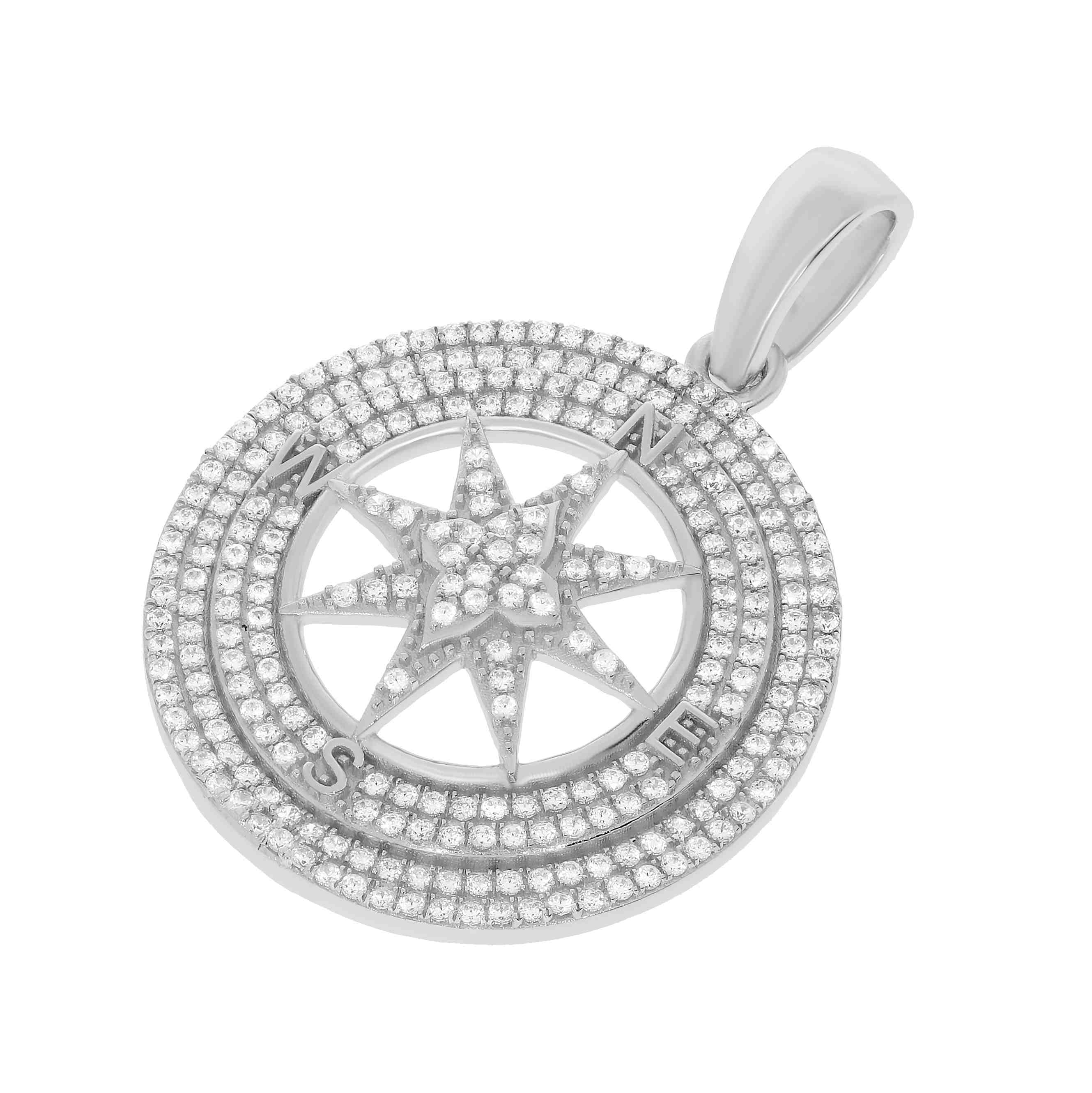 Round Compass  Natical Collection Pendant PD31301A